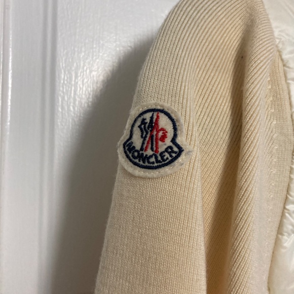 MONCLER Padded Woolen Cardigan Size Small - Picture 3 of 6
